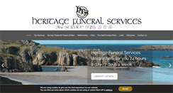 Desktop Screenshot of heritagefuneralservices.co.uk